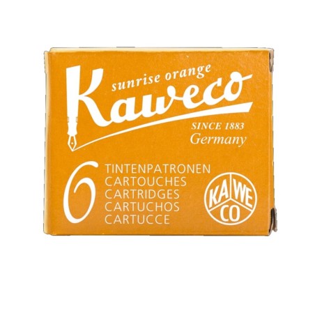 Cartuchos Kaweco- Tinta Naranja (6)
