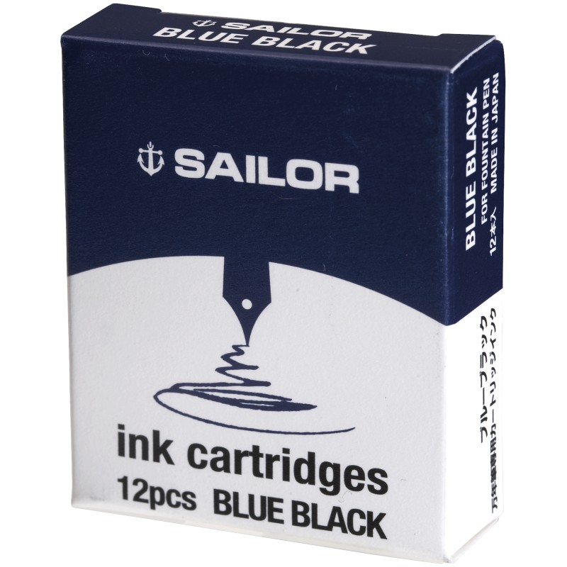 Cartuchos Sailor Standard Azul-Negro