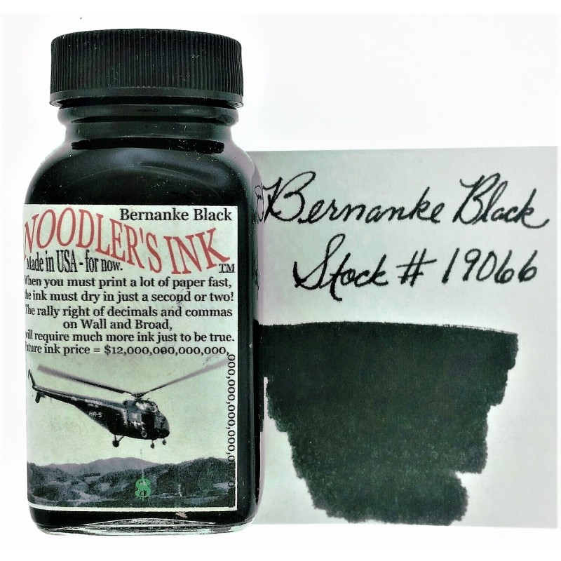 Tintero Noodler's Ink "Bernanke Black" 3oz