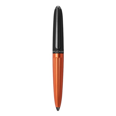 Diplomat Aero Black/Orange (plumín Oro)- Pluma Estilográfica