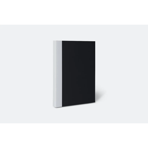Cuaderno Fantasticpaper Negro/ Borde Gris A5
