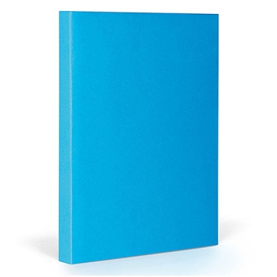 Cuaderno Fantasticpaper Azul/ Borde Papel Plateado A5