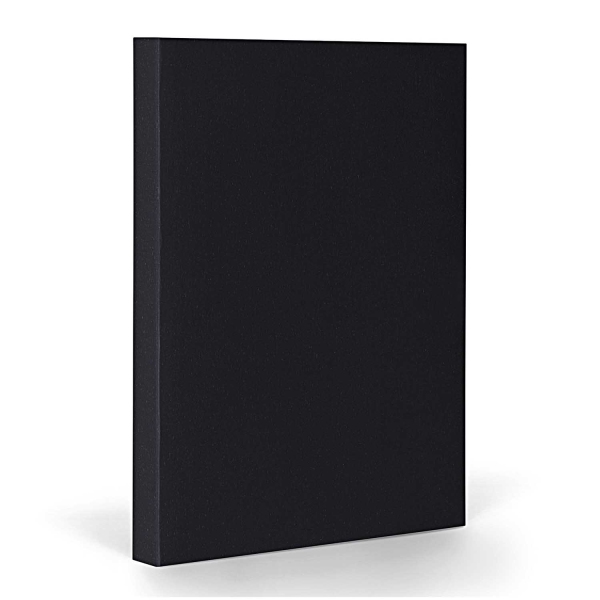 Cuaderno Fantasticpaper Negro/ Borde Papel Plateado A5