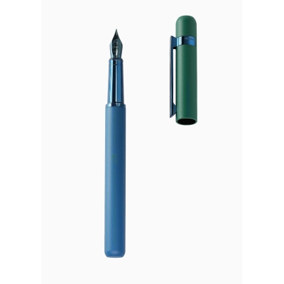 Otto Hutt 'Modelo 03' Verde/Azul- Pluma Estilográfica