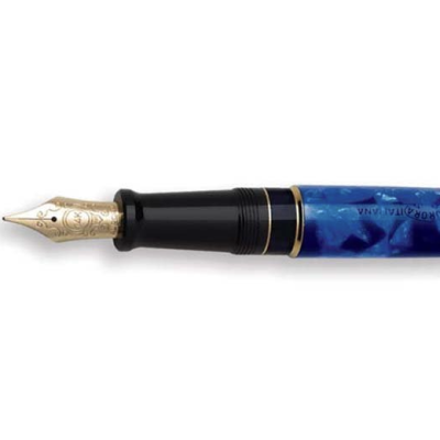Aurora Optima Auroloide Azul Cobalto - Pluma Estilográfica