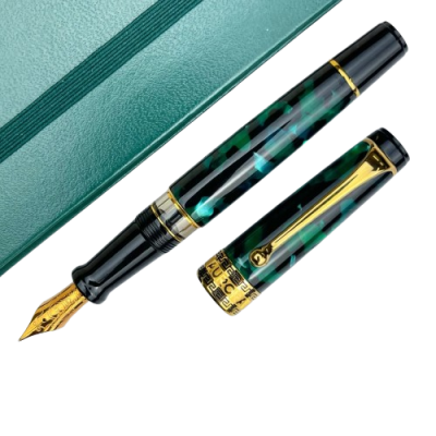 Aurora Optima Auroloide Verde - Pluma Estilográfica