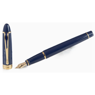 Aurora Ipsilon Deluxe Azul - Pluma Estilográfica