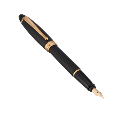 Aurora Ipsilon Satin Negra - Pluma Estilográfica