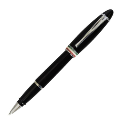 Aurora Ipsilon Italia Resina Negra - Rollerball