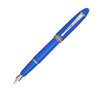 Aurora Ipsilon Italia Resina Azul - Pluma Estilográfica