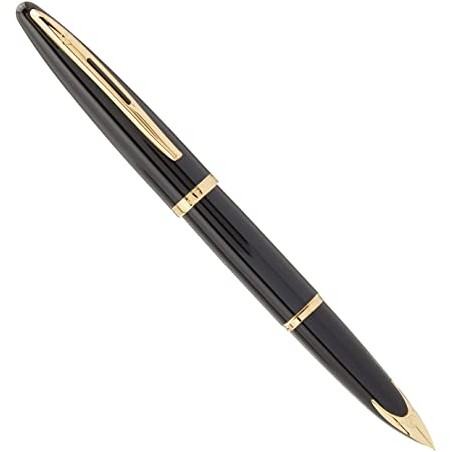 Waterman Carène Black Sea Negra/ Detalles Dorados- Pluma Estilográfica