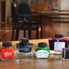 Inkwells and ink for fountain pens
